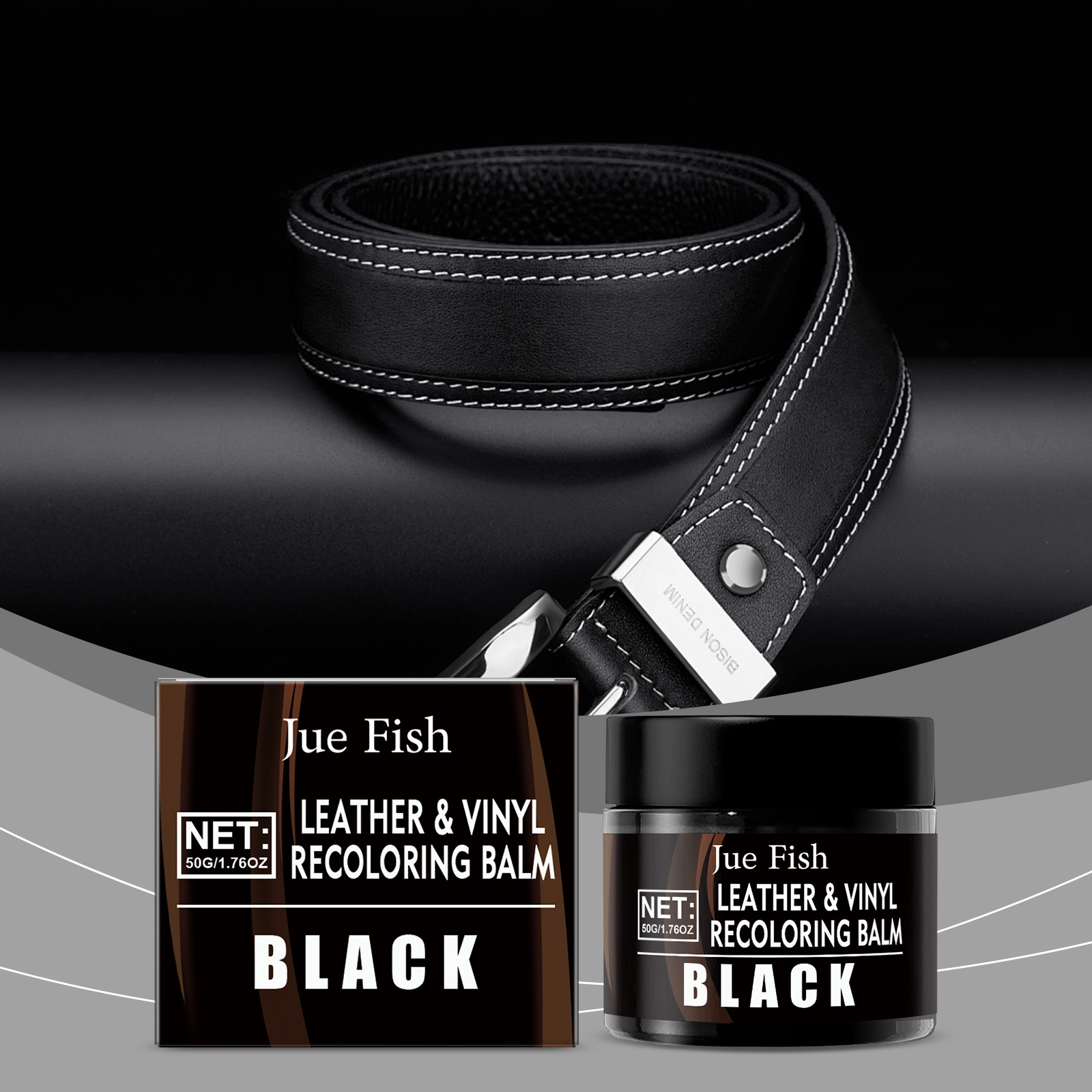 بلسم ترميم اللون للجلد الأسود  - مراجعة Leather Shoe Polish وسعره
