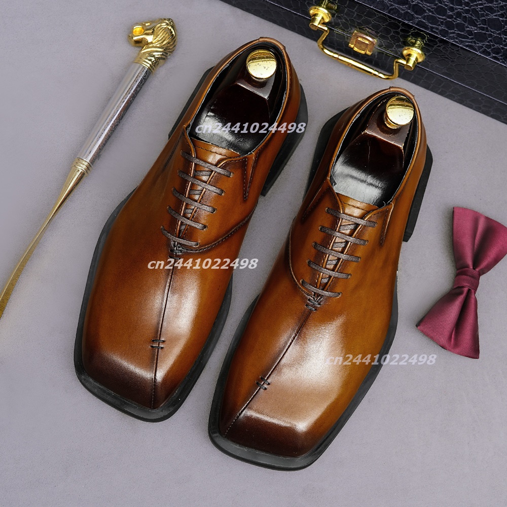 حذاء أوكسفورد رجالي مصنوع يدوي - مراجعة Leather Shoe Polish وسعره